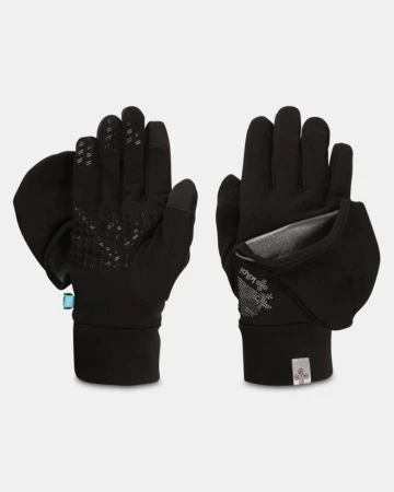 KILPI DRAG-U Černé unisex běžecké rukavice
