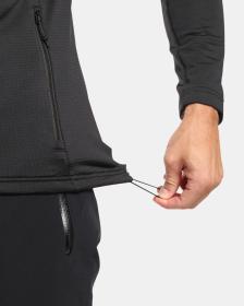 KILPI ERIN-M Černá pánská funkční mikina