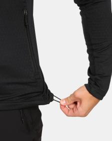 KILPI ERIN-M Černá pánská fleecová mikina