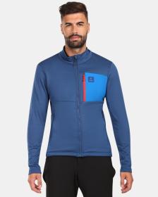 KILPI ERIN-M Tmavě modrá pánská fleecová mikina