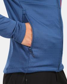 KILPI ERIN-M Tmavomodrá pánska fleecová mikina