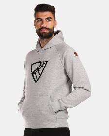 KILPI FJELA-M světle šedá pánská mikina