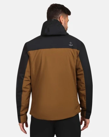 KILPI FLIP-M Hnědá pánská lyžařská bunda
