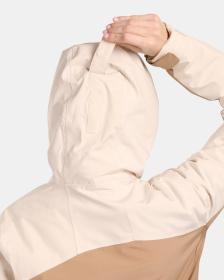 KILPI FLIP-W Béžová dámská lyžařská bunda