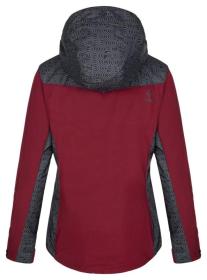 Kilpi FLIP-W Tmavě červená dámská lyžařská bunda POUZE 40 (VÝPRODEJ)