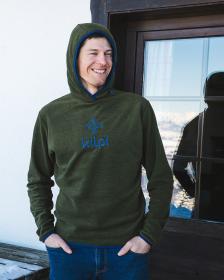 KILPI FLOND-M Zelená pánská fleecová mikina