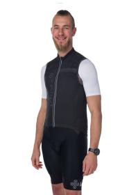 Kilpi FLOW-M čierna pánska cyklistická vesta