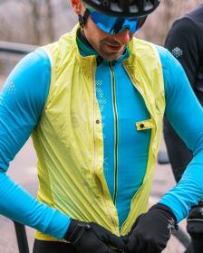 Kilpi FLOW-M světle zelená cyklistická vesta