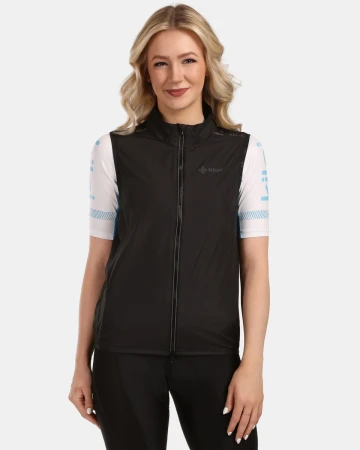 KILPI FLOW-U Černá unisex cyklistická vesta