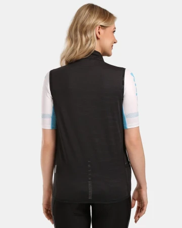 KILPI FLOW-U Černá unisex cyklistická vesta