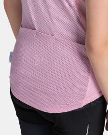 KILPI FLOW-W Svetloružová dámska cyklistická vesta