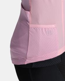 KILPI FLOW-W Svetloružová dámska cyklistická vesta