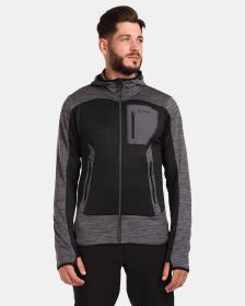 KILPI FRENI-M Tmavo šedá pánska funkčná mikina