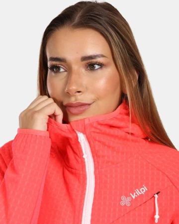 KILPI FRENSIS-W Růžová dámská fleecová mikina