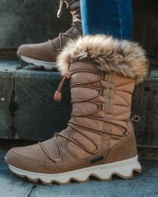 KILPI FROZEN HIGH WP-W Hnedé dámske snehule