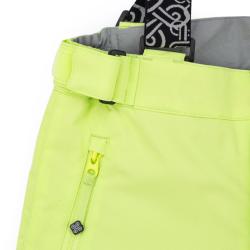 KILPI GABONE-J Světle zelené dětské lyžařské kalhoty