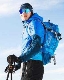 KILPI GARES-M Modrá pánska kombinovaná zateplená bunda