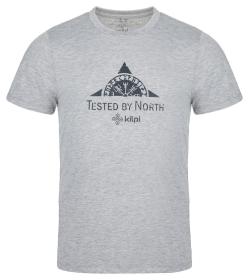 Kilpi GAROVE-M světle šedé pánské funkční tričko Kilpi GAROVE-M světle šedé pánské funkční tričko