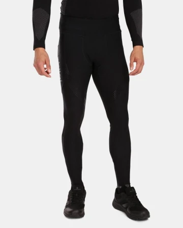 KILPI GEARS-M černé pánské běžecké legíny KILPI GEARS-M černé pánské běžecké legíny