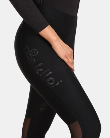 KILPI GEARS-W černé dámské běžecké legíny