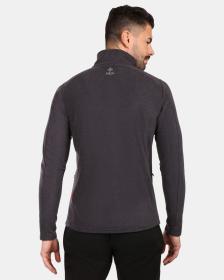 KILPI GLAMER-M Černá pánská fleecová mikina