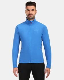 KILPI GLAMER-M Modrá pánská fleecová mikina KILPI GLAMER-M Modrá pánská fleecová mikina