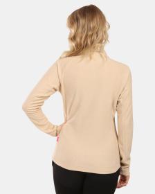 KILPI GLAMER-W Béžová dámská fleecová mikina