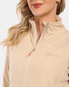 KILPI GLAMER-W Béžová dámská fleecová mikina