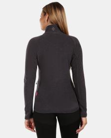 KILPI GLAMER-W Černá dámská fleecová mikina