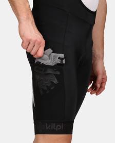 KILPI GURRAFO-M Čierne pánske cyklistické šortky