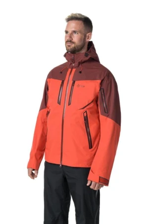 KILPI HASTAR-M Červená pánská outdoorová bunda