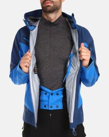 KILPI HASTAR-M Modrá pánska membránová bunda