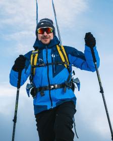 KILPI HASTAR-M Modrá pánska membránová bunda