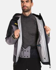 KILPI HASTAR-M Sivá pánska membránová bunda