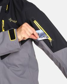 KILPI HASTAR-M Sivá pánska membránová bunda
