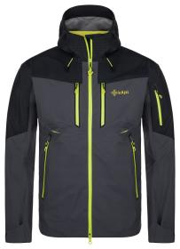 KILPI HASTAR-M Tmavě šedá pánská outdoorová bunda