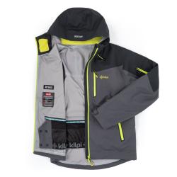 KILPI HASTAR-M Tmavě šedá pánská outdoorová bunda