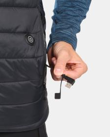 KILPI HEATEO-M Černá pánská vesta