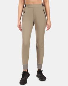 KILPI HEYES-W Khaki dámske bežecké nohavice