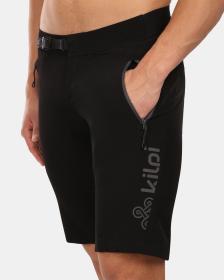 Kilpi Hixon-M BLK Černé pánské cyklistické kraťasy