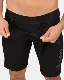 Kilpi Hixon-M BLK Černé pánské cyklistické kraťasy