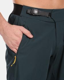 KILPI HIXON-M Tmavě zelené pánské cyklistické kraťasy