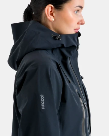 KILPI HORIZON-W Černá dámská outdoorová bunda