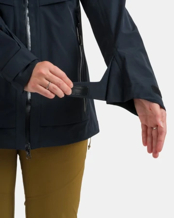 KILPI HORIZON-W Černá dámská outdoorová bunda