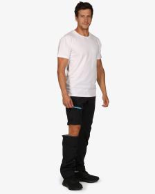 KILPI HOSIO-M Čierne pánske outdoorové odepínacie nohavice