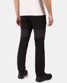 KILPI HOSIO-M Černé pánské outdoorové odepínací kalhoty