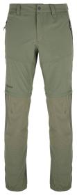 Kilpi HOSIO-M khaki pánské outdoorové kalhoty