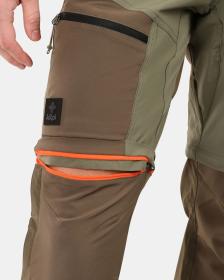 KILPI HOSIO-M Khaki pánské outdoorové odepínací kalhoty