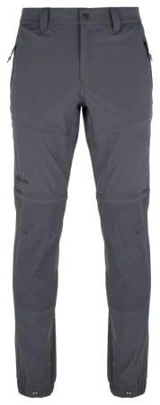 Kilpi HOSIO-M tmavě šedé pánské outdoorové kalhoty Kilpi HOSIO-M tmavě šedé pánské outdoorové kalhoty