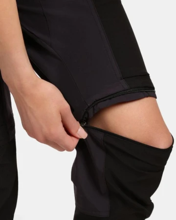 KILPI HOSIO-W Černá dámské outdoorové kalhoty